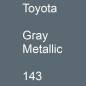 Preview: Toyota, Gray Metallic, 143.